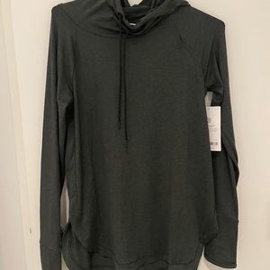 Athleta Uptempo Hoodie Smoke Grey